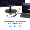 Picture of StarTech.com USB 3.0 to VGA Adapter - Slim Design - 1920x1200 - External Video & Graphics Card - Multi-Monitor Display Adapter - Supports Windows (USB32VGAES)