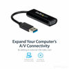 Picture of StarTech.com USB 3.0 to VGA Adapter - Slim Design - 1920x1200 - External Video & Graphics Card - Multi-Monitor Display Adapter - Supports Windows (USB32VGAES)