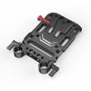 Picture of SmallRig Battery Plate with V-Lock Mount with Dual 15mm Rod Clamp for Camera Power Supply - 3016