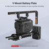 Picture of SmallRig Battery Plate with V-Lock Mount with Dual 15mm Rod Clamp for Camera Power Supply - 3016