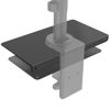 Picture of WALI Monitor Mount Reinforcement Plate for Thin, Glass, and Other Fragile Table Tops, with Most Monitor Bracket Grommet C Clamp Installation (CGRP-B), Black