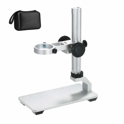 Picture of Aluminum Alloy Stand Holder for USB/Wi-Fi Digital Microscope, Bysameyee Universal Diameter Metal Mount with Microscope Carrying Case