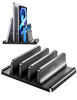 Picture of Vaydeer 3-Slot Vertical Laptop Stand Made of Premium ABS Plastics 5 in 1 Design Space-Saving Adjustable Desk Organizer for All MacBook/Chromebook/Surface