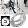 Picture of Softbox Speedring Adapter, Metal Speed Ring Adapter for Bowens Mount Softbox, Flashlite, for Studio Photography