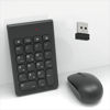 Picture of 22 Keys Wireless Number Pads and Mouse, Mini Portable Silent 2.4G Wireless Numeric Keypa, Financial Accounting USB Keypad Numpad Extensions with Wireless Mouse for Laptop, Desktop, PC Computer