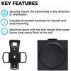 Picture of HumanCentric Wall Mount Compatible with Sonos Amp | Mounting Bracket for Sonos Wireless Amplifier | Mount Sonos Amp in Any Direction