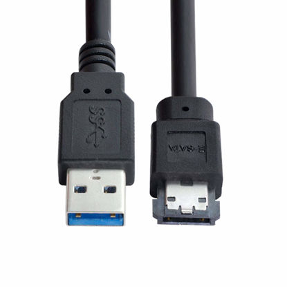 Picture of chenyang USB 3.0 to eSATA Adapter USB to HDD/SSD/ODD Converter eSATA to USB Cable(The USB Port Must be Connected to The PC)