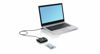 Picture of IOGEAR USB-C Common Access CAC Smart Card Reader - DOD - Government - Healthcare - TAA Compliant - Support for V7.x n V8. USAccess Personal Identity Verification (PIV) - Mac OS - Win - Linux- GSR205