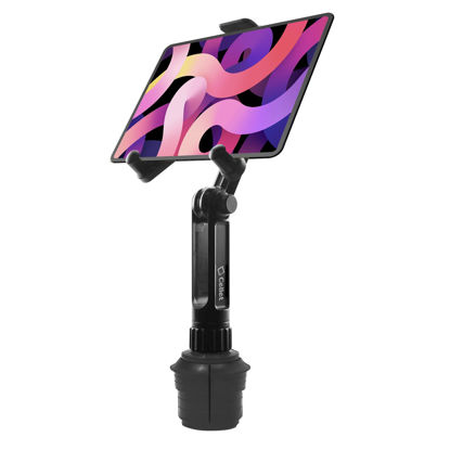 Picture of Cellet Cup Holder Tablet Mount, Tablet Car Cradle Holder Compatible for All iPad, Pro, Air, Mini Samsung Galaxy Tablet, Amazon Fire Microsoft Surface