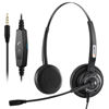 Picture of Arama Cell Phone Headset w/Lightweight Secure-Fit Headband, Pro Noise Canceling Mic and in-line Controls 3.5mm Headset for iPhone, Samsung, LG, HTC, BlackBerry Mobile Phone and iPad Tablets