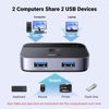 Picture of UGREEN USB 3.0 Switch 2 in 2 Out, USB Switcher 2 Computers Sharing Keyboard and Mouse Printer Scanner Webcam, Printer Splitter for 2 Computers, 2 Port USB Selector Switch with 2 USB3.0 Cables