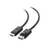 Picture of Cable Matters 8K DisplayPort 1.4 to HDMI Cable 6ft / 1.8m with 4K 120Hz / 8K 60Hz, Unidirectional 32.4Gbps Display Port 1.4 to HDMI 8K Cable in Black, for RTX 4080/4090, RX 7800/7900 and More