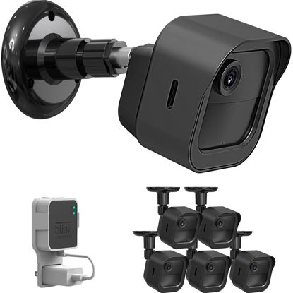 Picture of 5 Pack Wall Mount for Blink Outdoor 4 (4th Gen) with Weatherproof Protective Housing and Blink Sync Module 2 Mount (Blink Camera & Sync Module is Not Included)