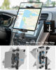 Picture of woleyi CD Slot Tablet Holder for Car - [Height Adjustable] Car Tablet Mount CD Player, Ultra Sturdy Car CD Tray Tablet Stand for iPad Pro 12.9 Air Mini, Galaxy Tabs, Cell Phones, Fire, 4-13" Devices