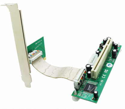 Picture of Sintech PCI-E Express 1X to PCI 32bits Adapter with 15CM Flex Cable