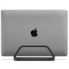 Picture of HumanCentric Vertical Laptop Stand for MacBook, Compatible with MacBook Pro Stand, MacBook Air Stand, Laptop Holder for Apple Laptop Desk Stand, Aluminum Laptop Vertical Stand, Black MacBook Stand