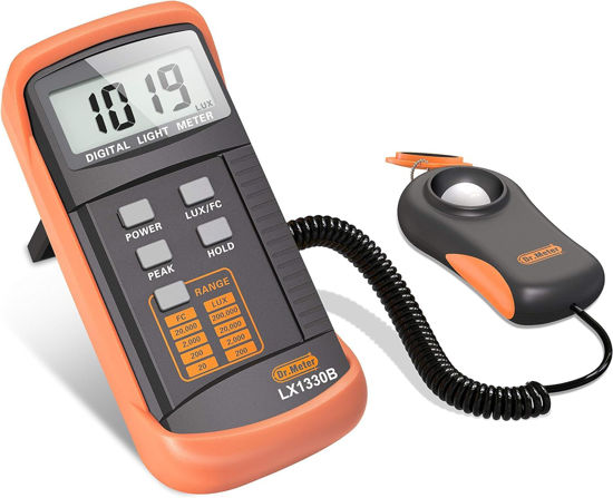 Picture of Dr.meter LX1330B Digital Illuminance Light Meter, 0-200,000 Measurement Range Lux Meter