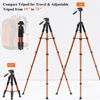 Picture of Victiv Tripod 74” Camera Tripod for Cell Phone, Aluminum Professional Heavy Duty Camera Tripod Stand, Tripod for Camera DSLR SLR with Carry Bag, Compatible with Canon Nikon iPhone