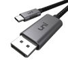 Picture of uni USB C to Displayport Cable 10ft, (4K@60Hz, 2K@165Hz), Sturdy Aluminum USB Type-C to DisplayPort Cable [Thunderbolt 3/4 Compatible] for MacBook Pro/Air, iPad Pro 2021