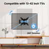 Picture of BONTEC Full Motion TV Monitor Wall Mount for 13-42 inch LED LCD OLED Flat Curved TVs Hold up to 55lbs, Articulating TV Wall Mount with Tilt, Swivel, Extension Rotation,Max VESA 200x200mm