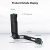 Picture of SmallRig Plastic Lightweight Adjustable Handle Sling Handgrip Only for DJI RS 3 Mini Gimbal Handheld Stabilizer, with NATO Clamp and Cold Shoe Mount - 4197B