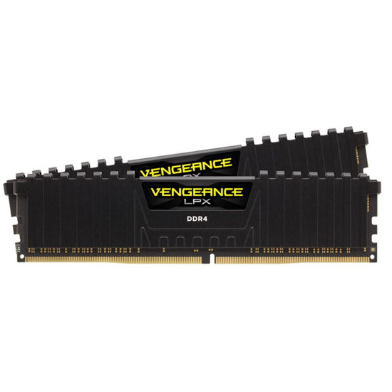 Picture of Corsair VENGEANCE LPX DDR4 16GB (2x8GB) 3200MHz CL16 Intel XMP 2.0 Computer Memory - Black (CMK16GX4M2E3200C16)