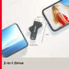 Picture of SanDisk 128GB iXpand Flash Drive Luxe - The 2-in-1 USB for iPhone, iPad, and Computer - Thumb Drive with Lightning and USB Type-C Connectors - SDIX70N-128G-GN6NE