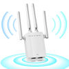 Picture of 2024 New WiFi Extender Signal Booster,WiFi Extender,WiFi Booster with 1200Mbps Dual Band(Up to 10000sq.ft for 55+ Devices),WiFi Repeater with 4 Antennas 360° Full Coverage,1-Tap Setup & Ethernet Port