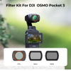 Picture of K&F Concept Magnetic ND CPL Filters Set for DJI Osmo Pocket 3 Creator Combo -3 Pack(CPL+ND4+ND8), Multi-coated Top Optical Glass Light Reduction Polarizer Filter