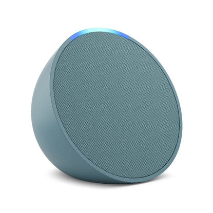 Picture of Amazon Echo Pop | Alexa fits in anywhere: bedroom, living room, bathroom, office, and small spaces | Midnight Teal