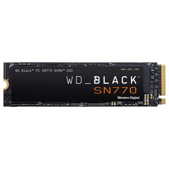 Picture of WD_BLACK 250GB SN770 NVMe Internal Gaming SSD Solid State Drive - Gen4 PCIe, M.2 2280, Up to 4,000 MB/s - WDS250G3X0E