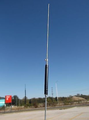 Picture of Vintage Hustler HQ-27 Black Center Loaded CB Antenna 55 Inches Long