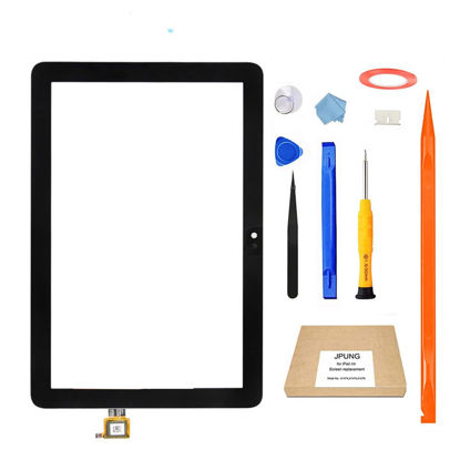 Picture of for Fire HD 8 /HD 8 Plus Tablet (12th Generation Released in 2022) R2SP8T Screen Digitizer Replacement Digitizer Panel Front Glass Lens, for Fire HD 8 /HD 8 Plus 12th Gen and Tecno Tablet T805S