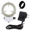 Picture of Vision Scientific VMLIFR-09W White Adjustable 144 LED Ring Light Illuminator for Stereo Microscope