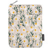 Picture of Dadanism Embroidered Daisy Padded Protective Sleeve 6-7" for 6" Kindle 2022/10th Gen 2019/8th Gen 2016, 6.8" Kindle Paperwhite 11th/10th Gen 2021/2018, 6" Kobo Tolino eReader,White Daisy