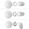 Picture of Godox ML-CD15 Dome Diffuser kit for Flash Light, with 3 adapters, Light Diffuser for Godox V1 AD100PRO AD200PRO V850II TT685II TT685 AD200 ML30 ML30Bi ML60 ML60Bi AD300PRO AD400PRO