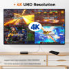 Picture of 4K HDMI Switch, 4K hdmi switcher 4 in 1 Out, IR Remote Control+Button Press, HDMI Splitter with 5 Modes Displays 1 Full Screen+4 Kinds Four Split, Support 3D HDCP2.2, Audio Extractor for PS4/5/PC/DVD