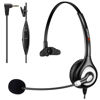 Picture of Phone Headset 2.5mm with Microphone Noise Cancelling & Mute Switch, Comfort Fit Telephone Headset for Panasonic Vtech AT&T RCA Cisco Uniden Grandstream Gigaset Cordless Landline Office Phones