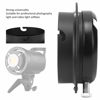 Picture of Walfront Photo Studio Elinchrom Speedring to Bowens Mount Converter Adapter Ring for Bowens Mount Flash Light Softbox