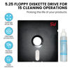 Picture of 5D Safety 5.25 Floppy Disk Head Cleaner with Solution, Professional Easy to Use Floppy Drive Cleaning Kit, 5 1/4 Diskette Cleaning Kit