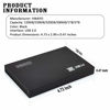 Picture of HWAYO 2.5'' 750GB Ultra Slim Portable External Hard Drive USB3.0 HDD Storage for PC/Desktop/Laptop/MacBook/Chromebook/Xbox One (Black)