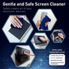 Picture of Ultravue TV Screen Cleaner Kit- All in One Screen Cleaner- Ideal for Computer Monior, LED, LCD, Ipad, Laptops, Smartphones, & Touchscreens- 16oz Bottle & 3 Microfiber Cleaning Cloths