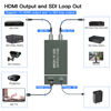 Picture of SDI to HDMI Converter with SDI Loop Out, 1080p HD-SDI / 3G-SDI/SD-SDI to HDMI Video Audio Converter, BNC to HDMI Adapter for SDI Camera Monitor Projector