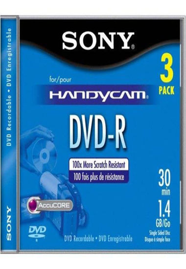 Picture of Sony 8cm DVD-R with Hangtab (3 Pack)