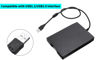 Picture of Lelukee Floppy Disk Reader，3.5 Inch USB External Floppy Disk Drive，1.44 MB FDD Portable Floppy Drive，No Extra Driver Required,Plug and Play，Suitable for Laptops Desktops and Notebooks