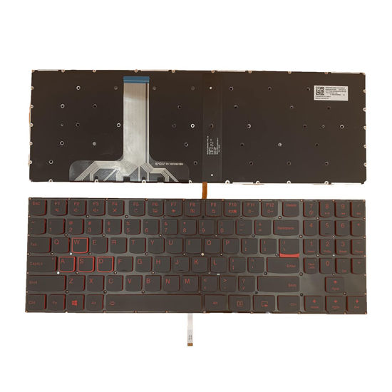 Picture of Laptop Replacement US Layout Red Backlight Keyboard for Lenovo Legion Y520 Y520-15IKB Y720 R720 R720-15IKB Y720-15IKB 15 15IKB 9Z.NDKBN.D01 Y530-15 Y7000 Y7000P Y530-15ICH Y540-15IRH Y540-17IRH