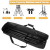 Picture of ITHWIU Multifunctional Tripod Bag 36.5 X 7 X 7 Inches / 93 X 18 X 18 cm Heavy Duty Tripod Carrying Case with Handle for Lights, Speakers, Cameras, Booms, Microphone Stands, Black