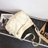 Picture of GAXOS Aesthetic Cute Messenger Bag for School Vintage White Canvas Crossbody for Women Shoulder Laptop Bag