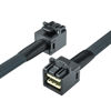 Picture of Internal Mini SAS HD SFF-8643 to SFF-8643 Cable, with Sideband, 12G, 100-Ohm, Straight to Straight, 0.3-m(0.9ft)