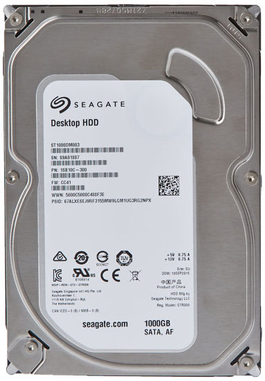 Picture of (Old Model) Seagate 1TB Desktop HDD Sata 6Gb/s 64MB Cache 3.5-Inch Internal Bare Drive (ST1000DM003)